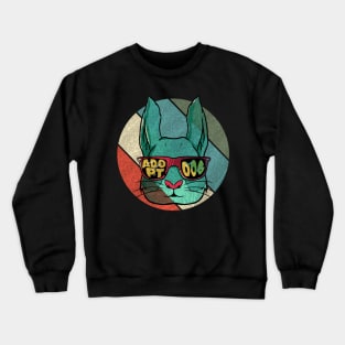 Adopt Dog Crewneck Sweatshirt